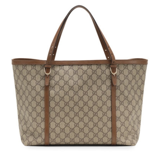 Gucci Handbags - Gucci Nice GG Supreme Leather/Canvas Tote